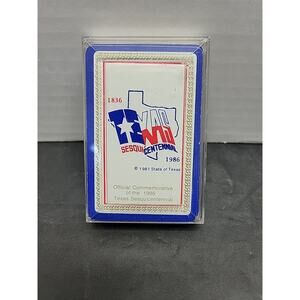 Playing Cards 1986 Vintage CELEBRATE TEXAS 150 Years Sesquicentennial Poker Deck